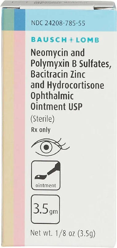 Neo-Poly-Bac with Hydrocortisone Ophthalmic Ointment (3.5 g)