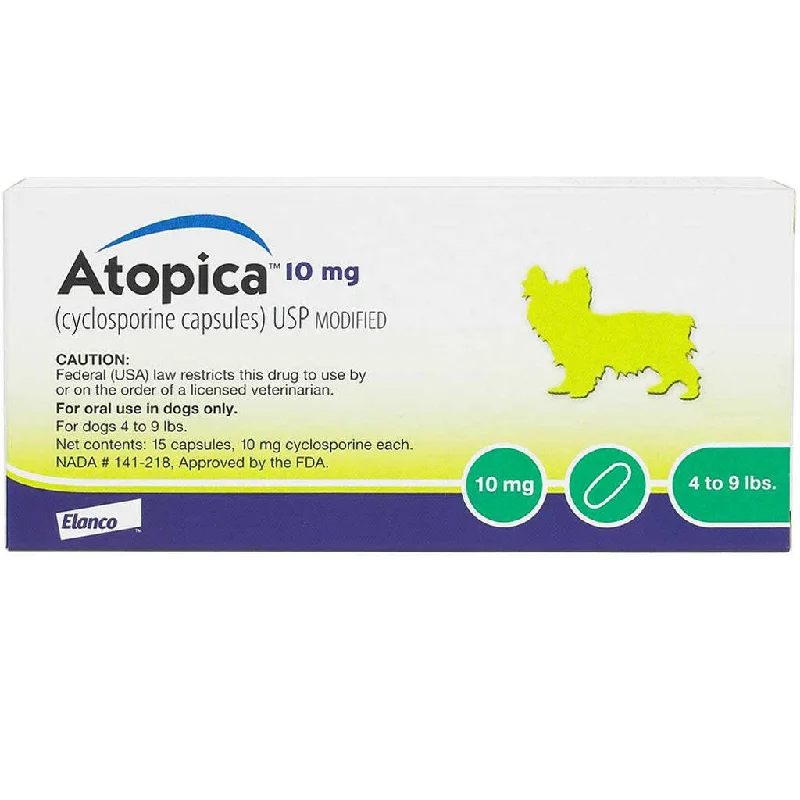 Atopica for Dogs - Cyclosporine Capsules (10mg)