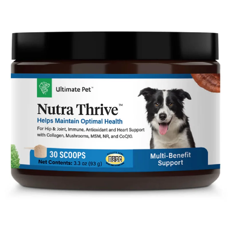 Ultimate Pet Nutrition Nutra Thrive Nutritional Supplements for Dogs, 3.3-oz