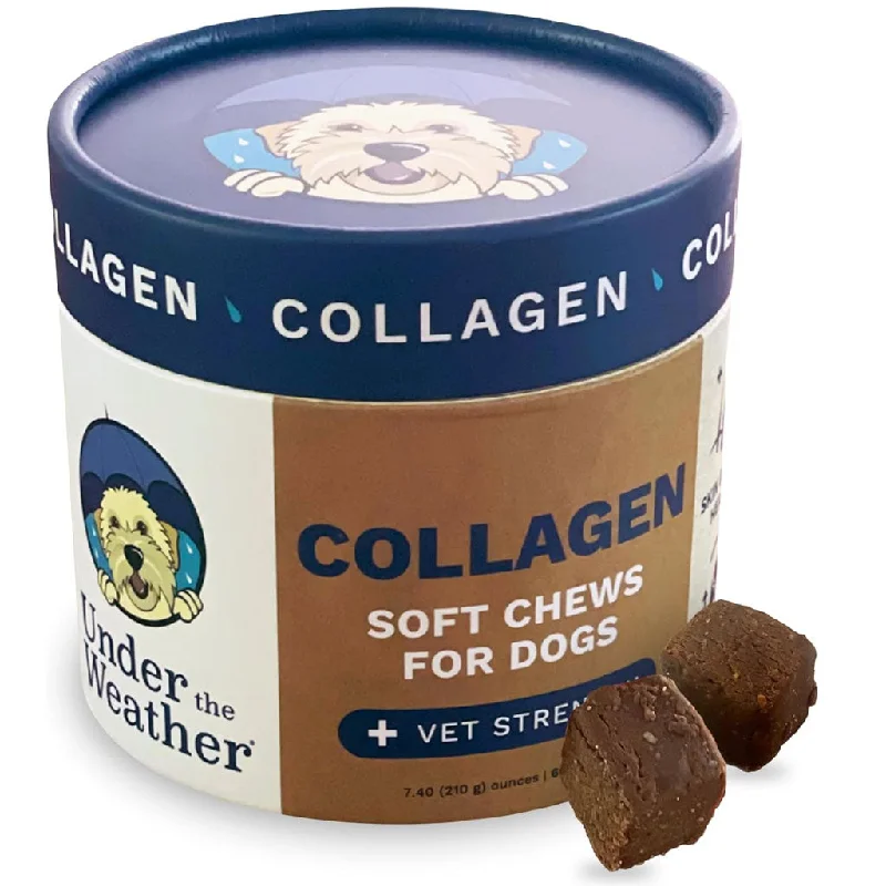 Under the Weather Collagen Soft Chews for Dogs, 60 chews