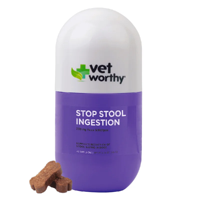 Vet Worthy Stop Stool Ingestion (45 soft chews)