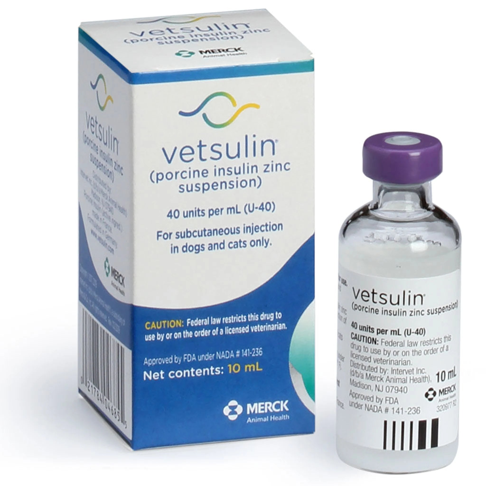 Vetsulin Insulin U-40 for Dogs & Cats