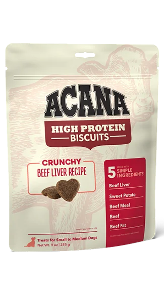 ACANA High Protein Biscuits: Beef Liver Recipe