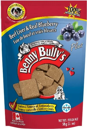 Benny Bullys® Liver Plus™ - Dog Treats Beef Liver Plus Blueberry