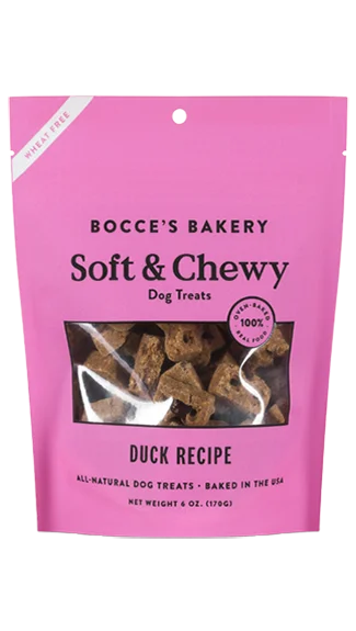 Bocce's Bakery Soft & Chewy Treats: Duck Recipe