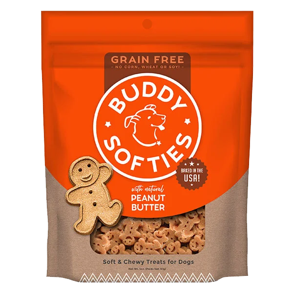 Buddy Biscuits Grain Free Soft & Chewy Treats: Peanut Butter 141g