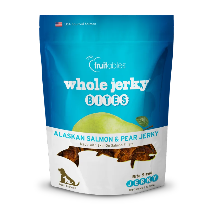 Fruitables Alaskan Salmon & Pear Whole Jerky Bites