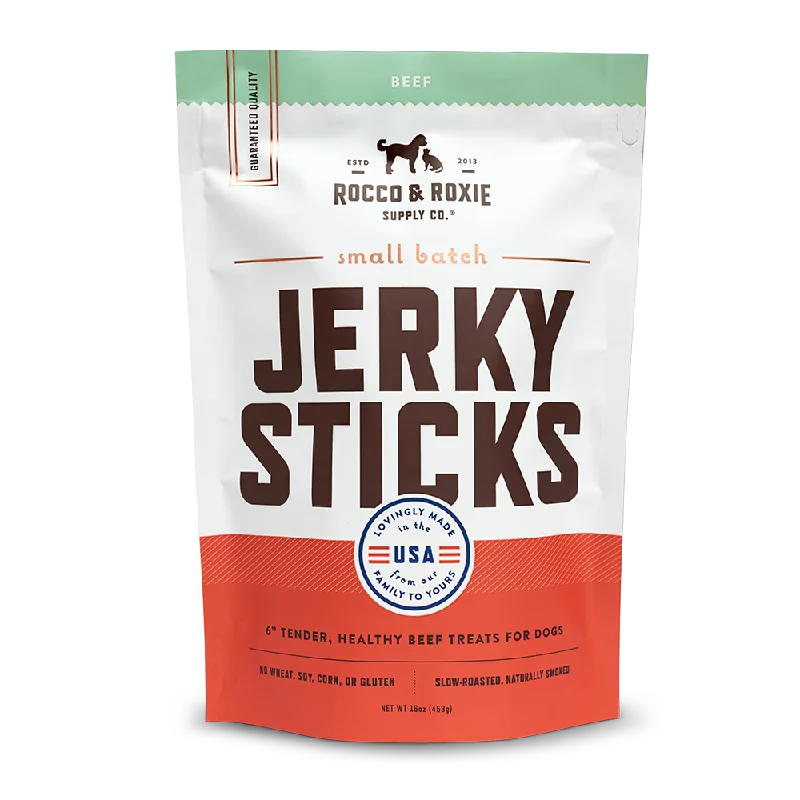 Jerky Dog Treats - Made In USA Only - Choose From Beef, Chicken or Turkey