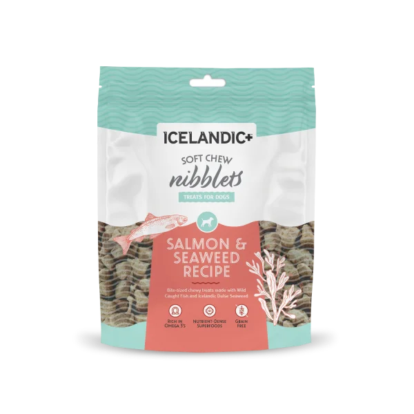 Icelandic+ Dog Nibblets Salmon & Seaweed 2.25 oz *Clearance*