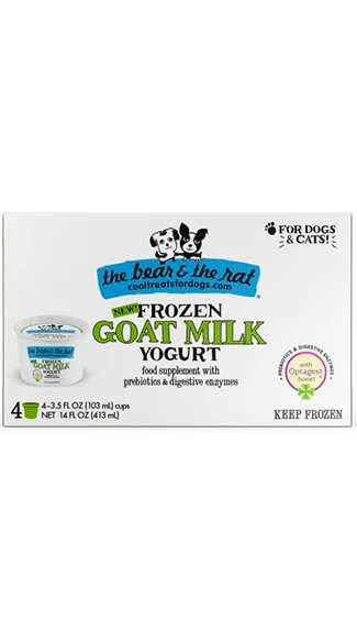 The Bear & The Rat Frozen Yogurt Dog Treat: Frozen Goat Milk